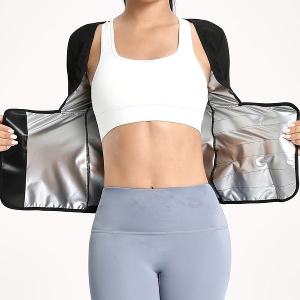 Sauna Suit Waist Trainer for Women,Sauna Shirt Short Sleeves shapewear Slimming Shirt