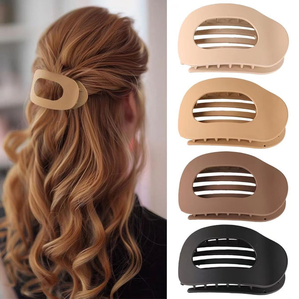 4PCS Duckbill Hair Clips for Women, French Flat Hair Claws for Thick Thin Hair