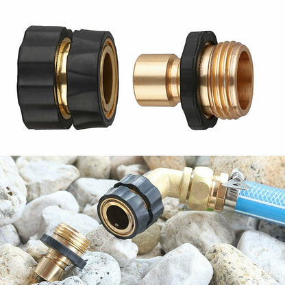 4 Pairs 3/4 Inch Garden Hose Fitting Quick Connector
