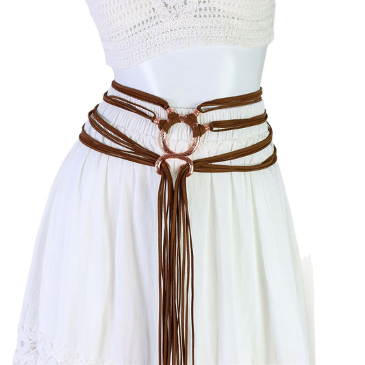 Serpentine Nordic Medieval Renaissance Vintage Style Woven Waist Chain