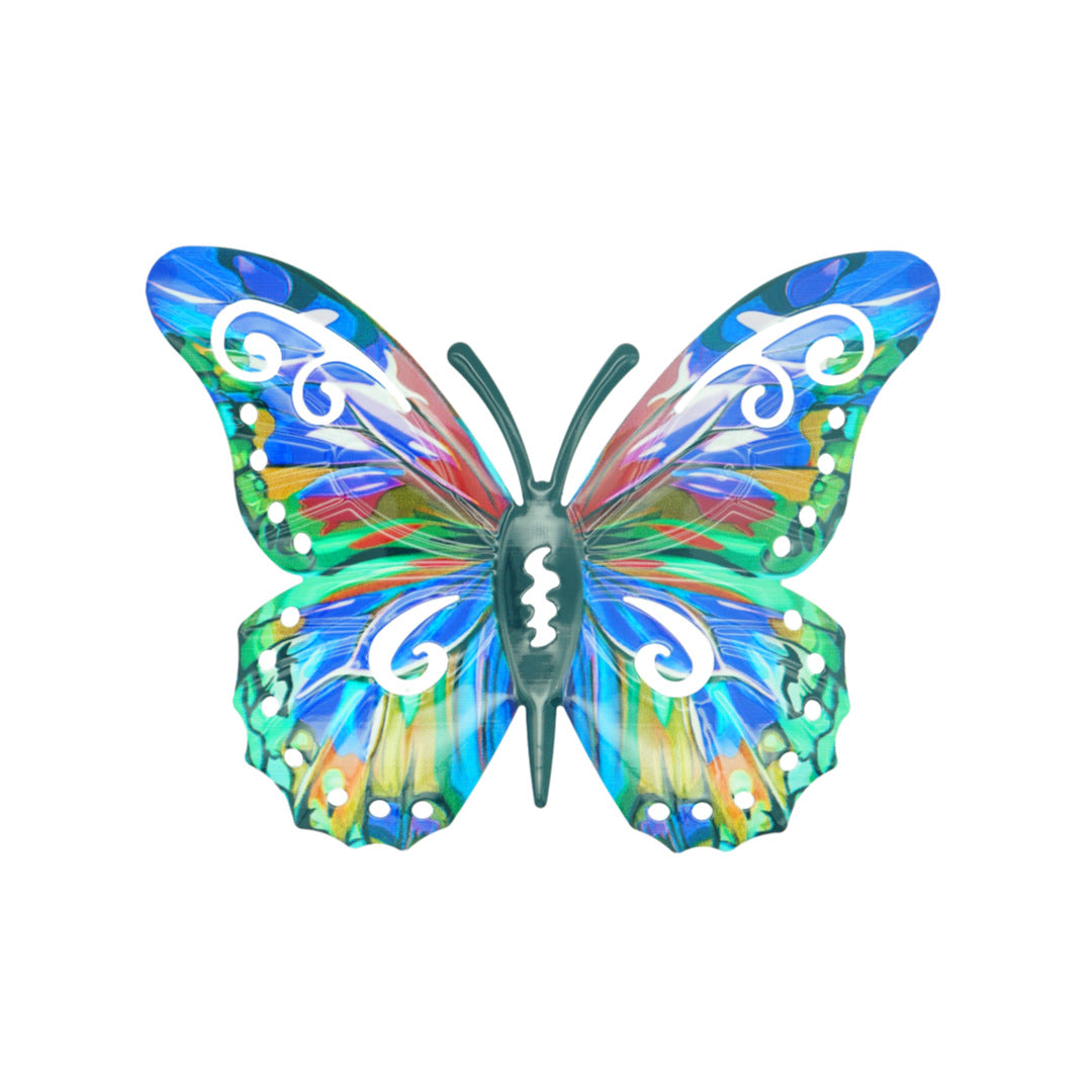 4Pcs Butterfly Metal Wall Decor,Outdoor Hanging Wall Art Sculptures Decoration