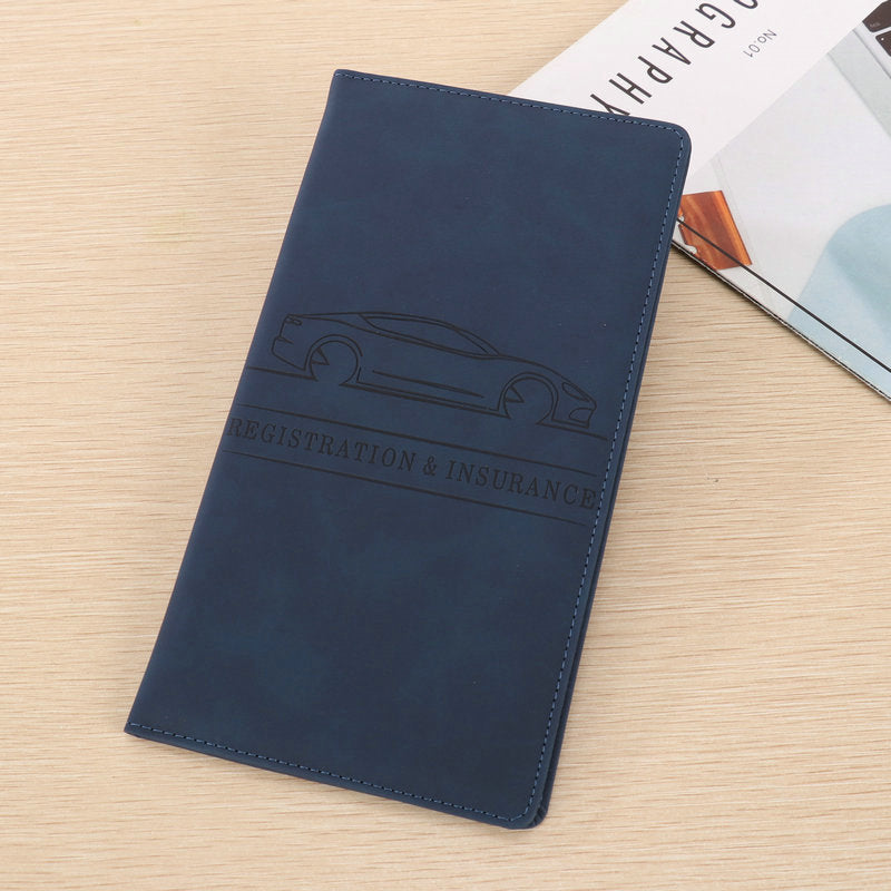 Car Registration & Insurance Holder – Vehicle Document Organizer for Interior Car Accessory