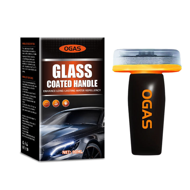 Glass Oil Film Remover for Car,Roll-On Glass Compound with Cleaning Board,Removes Oil Film & Smudges
