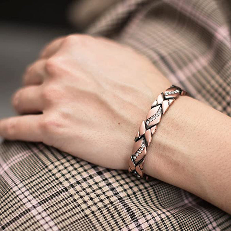 Pure Copper Bracelets for Women,Ultra Magnetic Bracelets