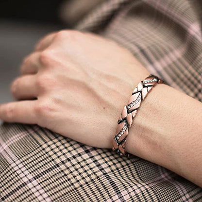 Pure Copper Bracelets for Women,Ultra Magnetic Bracelets