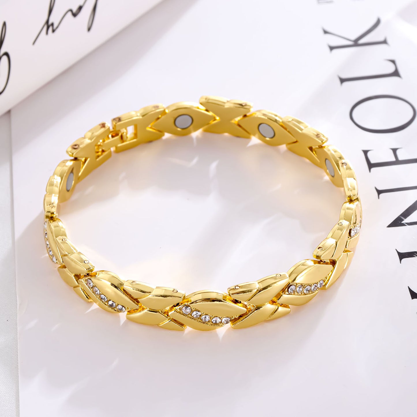 Pure Copper Bracelets for Women,Ultra Magnetic Bracelets
