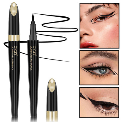 Natural Color-Boosting Black Eyeliner Pencil - Waterproof, 24hr Smudge-proof for Sensitive Eye