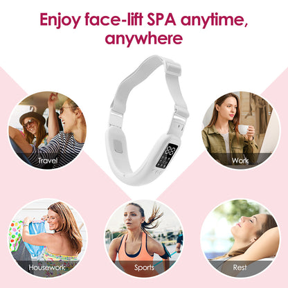 V Face Beauty Device for Woman 8 Modes and 15 Intensity Levels Electric Double Chin Device