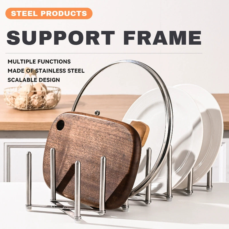 Pot and Pan Organizers Rack-kitchen Cabinet Organizers and Storage