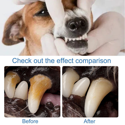Pet Foam Oral Cleaning Foam Gentle Cleaning to Remove Stains and Yellowing from Teeth