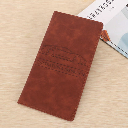 Car Registration & Insurance Holder – Vehicle Document Organizer for Interior Car Accessory