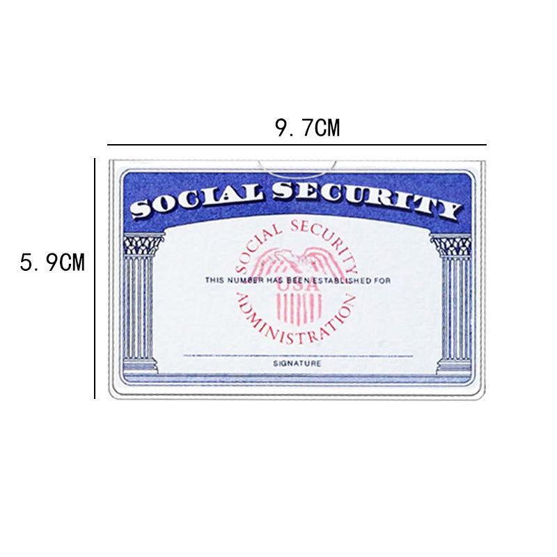 10Pcs Social Security Card Protector/Medicare Card Protector Sleeve/Social Security Card Holder