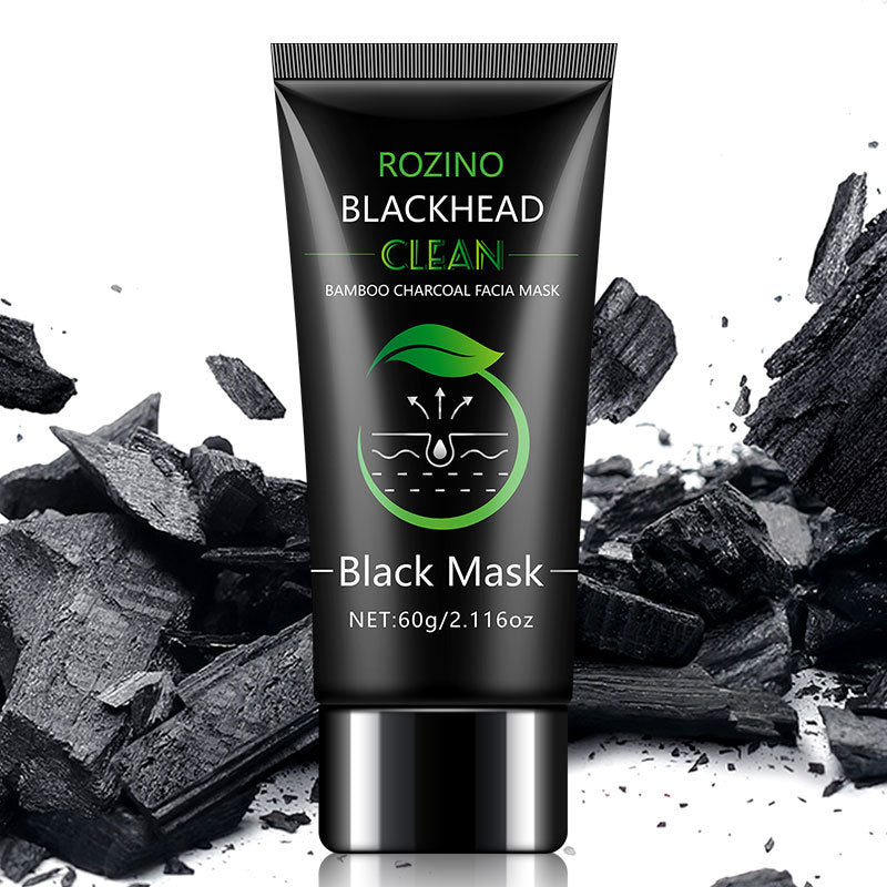 Bamboo Charcoal Blackhead Remover Mask - Peel Off Face Mask for Face & Nose, Deep Cleansing Pore Treatment for Blackheads