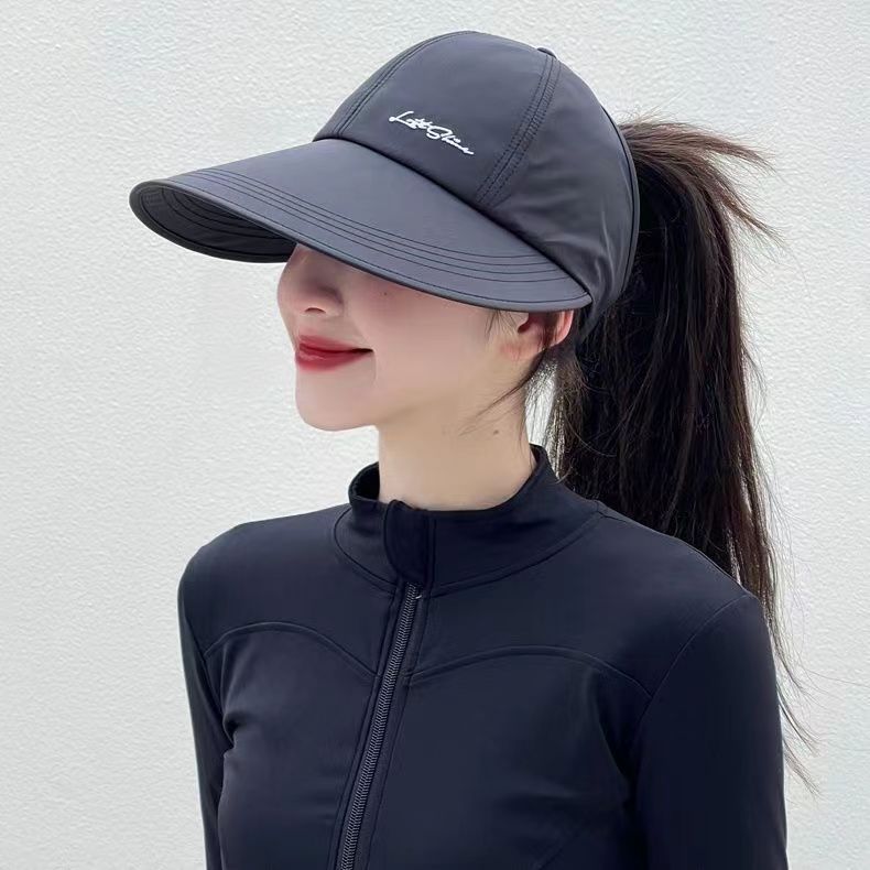 Sun Hats for Women Outdoor Wide Brim UV Protection Hollow Top