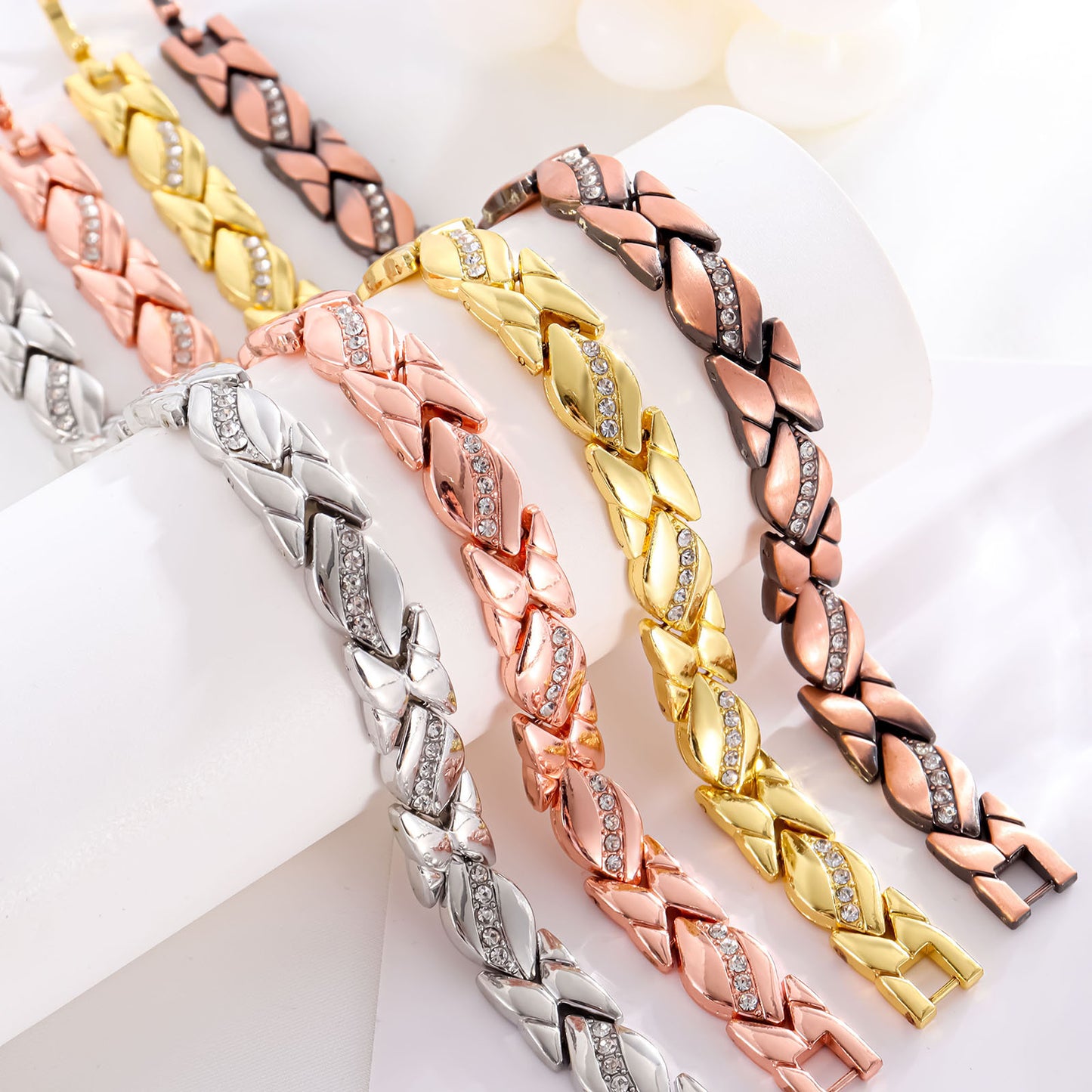 Pure Copper Bracelets for Women,Ultra Magnetic Bracelets