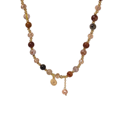 Double-Layer Crystal Pearl Beaded Bracelet for Women