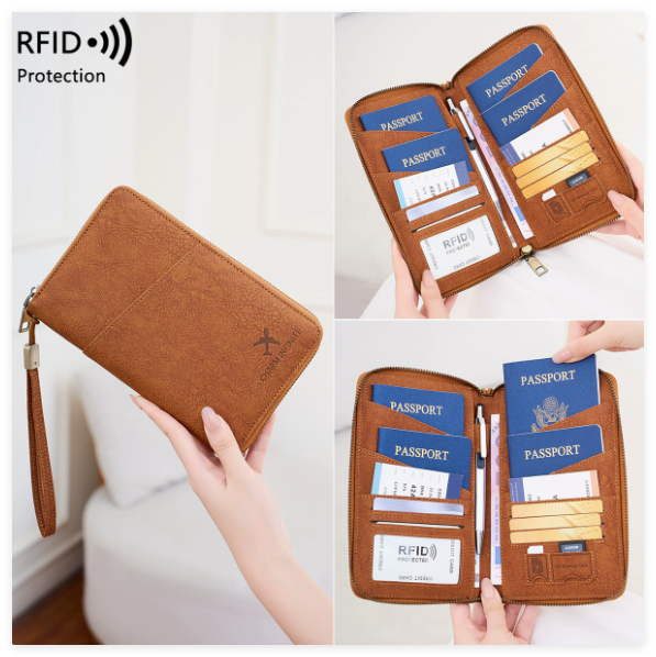 Multifunctional Travel Document Organizer (Tickets & IDs)