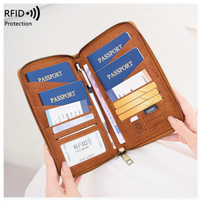 Multifunctional Travel Document Organizer (Tickets & IDs)