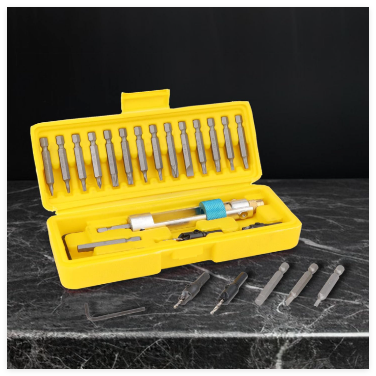 20Pcs/set Half Time Drill Driver Swivel Multi Screwdriver Bit Sets