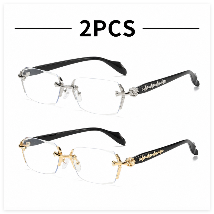 2PCS Rimless High Quality Eyewear