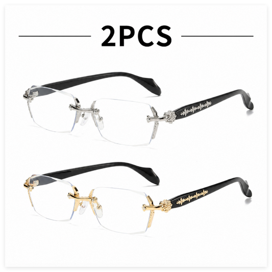 2PCS Rimless High Quality Eyewear