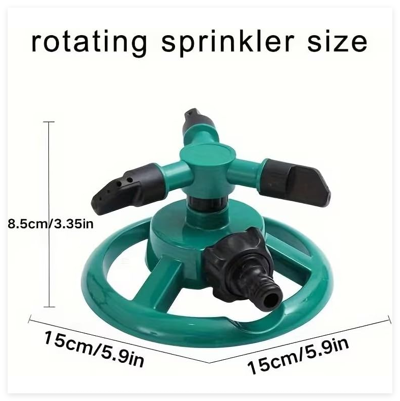 Automatic 360° Rotating Lawn Sprinkler
