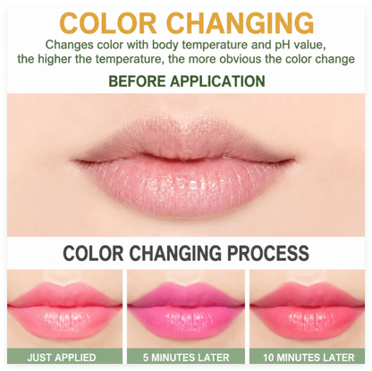 2PCS Aloe Vera Color-Changing Repairing Lip Balm