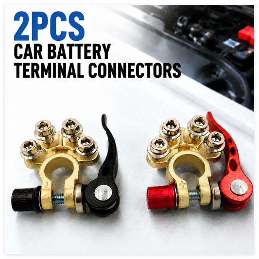 2 PCS Car Battery Terminal Connectors