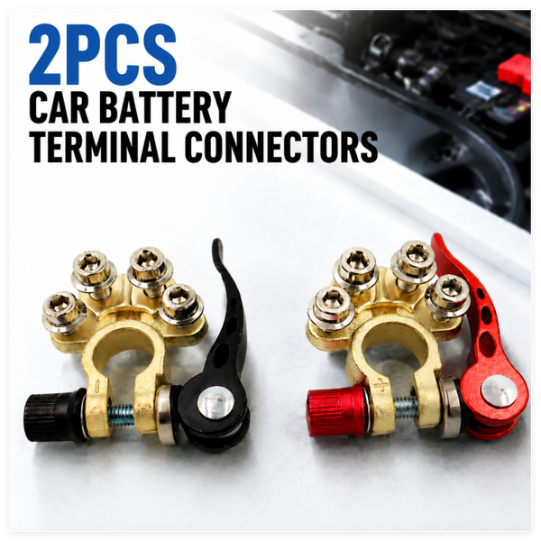 2 PCS Car Battery Terminal Connectors