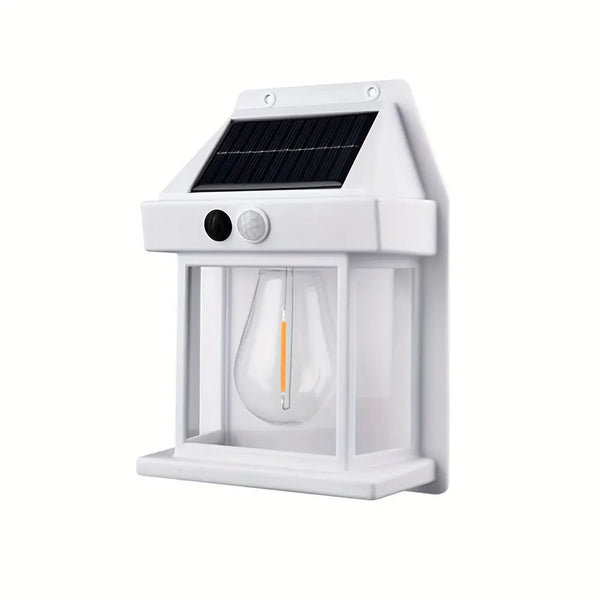 Solar Powered Outdoor Wall Lights Exterior Front Porch Security Light Wall Ornament