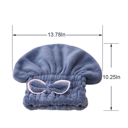 3PC Microfiber Hair Towel Caps, Extrame Soft & Ultra Absorbent