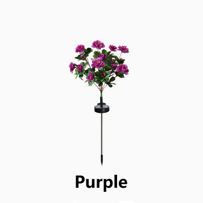 Garland Power Flower Lights Led Outdoor Garden Yard Stake Lamp Decor
