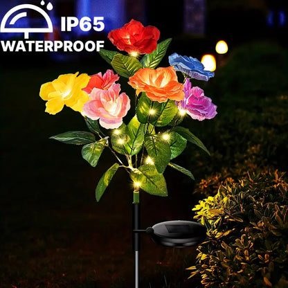 7-head Solar Waterproof Garden Lights for Outside