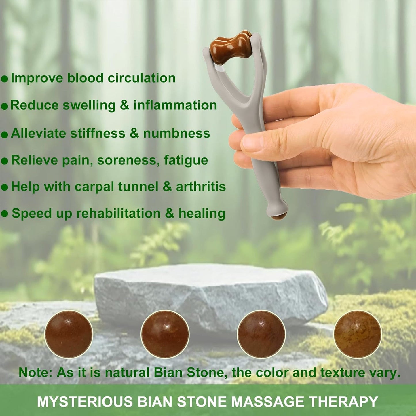 2Pcs Finger Massager, Hand Massager for Arthritis and Carpal Tunnel
