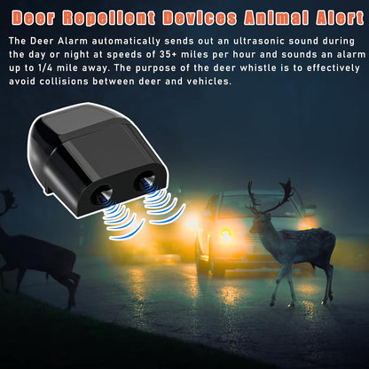 4PCS Deer Whistles Animal Warning Whistle Safety Trucks Cars RVs Motorcycles USA