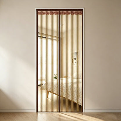 Summer Anti-Mosquito Door Curtain — Fine-Mesh Magnetic Soft Screen Door