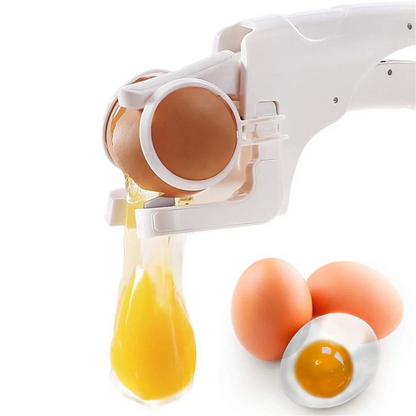 Egg Shell Cracker Handheld Plastic Breaker Opener Separator Kitchen Gadget Tool