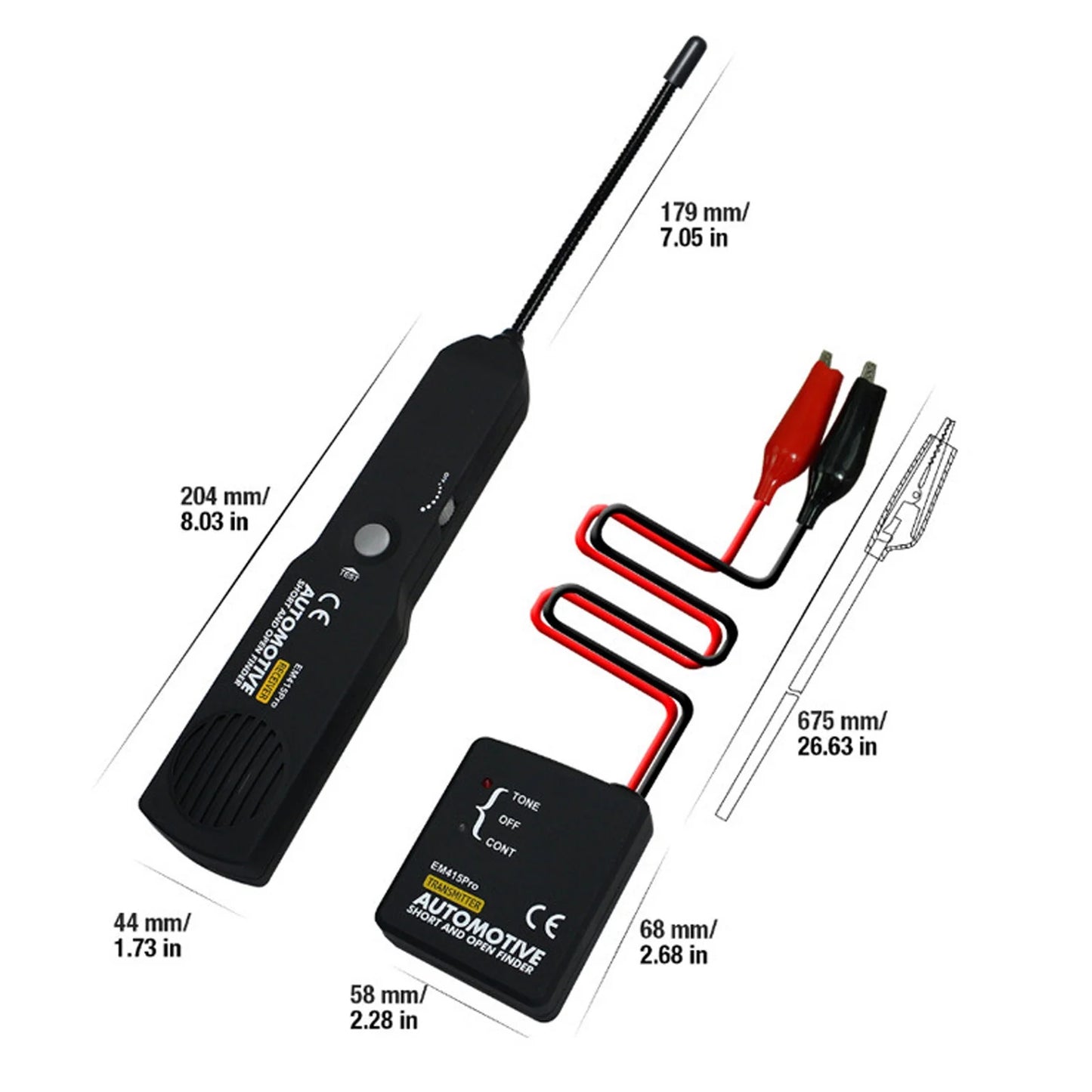 Automotive Circuit Car Disconnection Tester Digital Car Circuit Scanner Diagnostic Tool
