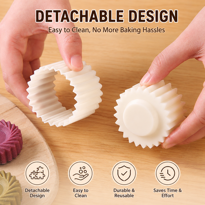 3D Petal Cookie Cutter Set (4-Piece)