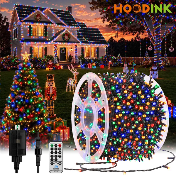 Connectable 100 LED String Lights Indoor Outdoor , 33FT 8 Modes Waterproof