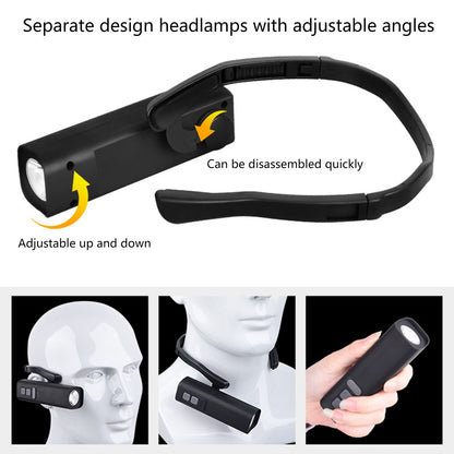 Induction Sensor Headlamp With Rechargeable Battery For Long-Lasting Illumination