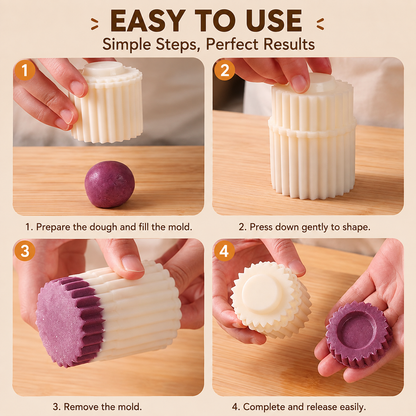 3D Petal Cookie Cutter Set (4-Piece)