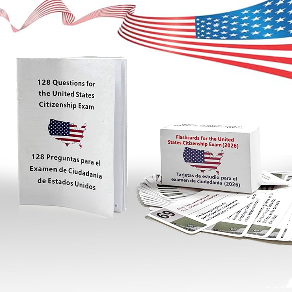 2026 US Citizenship Test Prep Cards – Learn Anywhere, Anytime