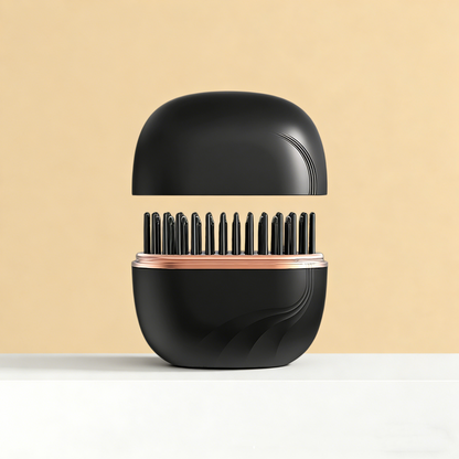 Mini Hair Straightener Comb - Negative Ion Cordless Hot Comb for Women and Girls