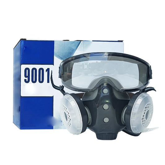 Full Face Mask for Painting & Spraying, Wide View Lens for Woodworking