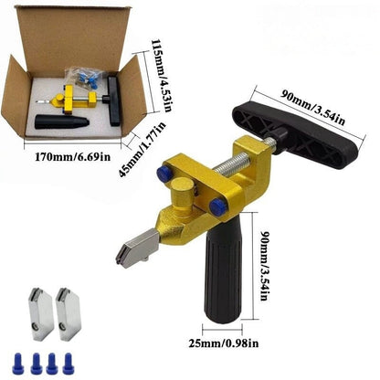 2 in 1 Aluminum Alloy Manual Tile Glass Cutter Tool Kit