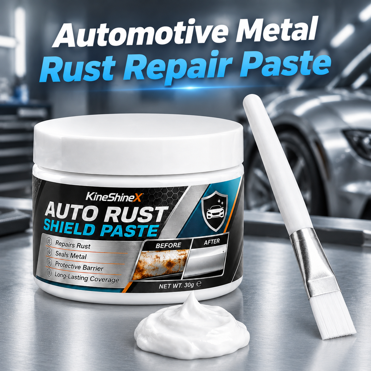 Automotive Metal Rust Removal and Repair Paste
