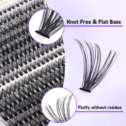 Lash Comfortable Eyelash Extension Set T30-40MIX Individual with Bond and Seal Waterproof Remover