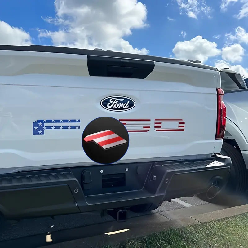 Ford F-150 3D Tailgate Letter Stickers – Stylish Pickup Truck Decals