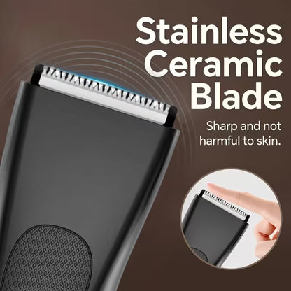 Nip-Free Waterproof Personal Body & Facial Hair Groomer
